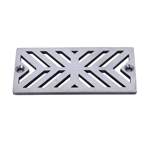 Swimming Pool Overflow Gutter Drain In Abs With Top Stainless-steel Drain